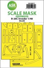 1/48 B-26C Invader double-sided express fit mask for Revell