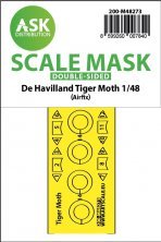 1/48 De Havilland Tiger Moth double-sided fit mask for Airfix