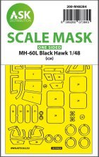 1/48 Sikorsky MH-60L Black Hawk mask for Icm