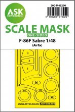 1/48 North-American F-86F Sabre one-sided mask for Airfix
