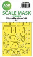 1/48 Sikorsky UH-60A Black Hawk one-sided mask for Icm