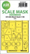 1/48 Sikorsky UH-60A Black Hawk double-sided mask for Icm