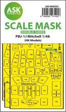 1/48 North-American PBJ-1J Mitchell mask inside & outside for HK