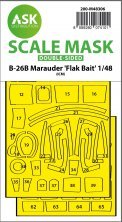 1/48 Martin B-26B Marauder Flak Bait mask inside and outside