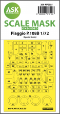 1/72 Piaggio P.108B one-sided painting express mask
