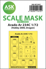 1/72 Arado Ar-234C one-sided painting express mask