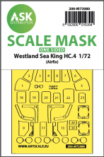 1/72 Westland Sea King HC.4 one-sided express mask for Airfix