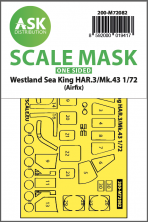 1/72 Westland Sea King HAR.3 / Mk.43 one-sided mask for Airfix