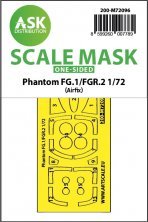 1/72 Phantom FG.1/FGR.2 one-sided fit express mask for Airfix