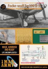 1/24 Focke-Wulf Fw190 D-9 Airbrush mask