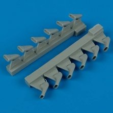 1/32 Spitfire Mk.IX exhaust  fishtail (HASEGAWA)