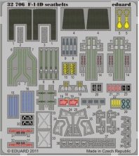 1/32 F-14D seatbelts (TRUMP)