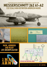 1/32 Messerschmitt Me-262A-1/Me-262B-1a/U1 paint mask