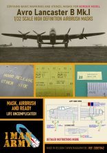 1/32 Avro Lancaster B Mk.I stencilling and insignia masks