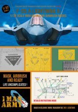 1/32 Lockheed-Martin F-35A Lightning II mask