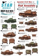 1/35 Spanish Civil War #4. Fiat Ansaldo. CV.33, CV.35, CV.33 Lf