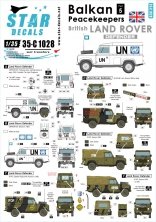 1/35 Balkan Peacekeepers #5. Landrover Defender UN, IFOR, SFOR