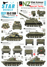 1/35 Kiwi Armour Part 1. Special tanks  NZ Sherman and M31B1