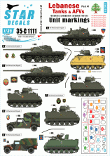 1/35 Lebanese Tanks & AFVs Part 4 Generic unit insignias