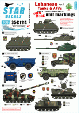1/35 Lebanese Tanks & AFVs Part 7 unit generic insignia