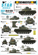 1/35 Vietnam 1 M41 Walker Bulldog and M48A3 Patton