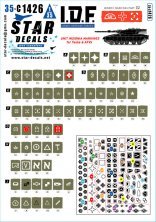 1/35 Idf Generic Markings Part 2. Israeli brigade/unit insignia