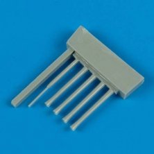 1/48 N1K1 Shiden gun barrels (HASEGAWA)