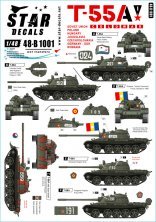1/48 Soviet T-55A Tanks Part 1. Cold War.