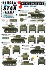 1/48 Indochine Part 1. French M5A1 Stuart Early and late turrets