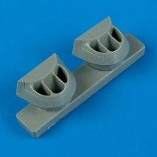 1/72 P-38J Lightning correct air intakes (ACADEMY)