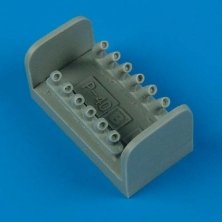 1/72 P-40B/C Warhawk exhaust (TRUMPETER)