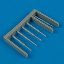 1/72 A-1 Skyraider gun barrels and pitote tube (HASEGAWA)