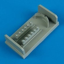 1/72 P-40B/C exhaust & damper cooler (AIRFIX)