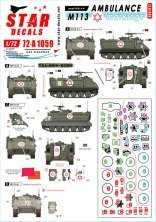 1/72 Israeli AFVs Part 4 M113 Ambulance markings