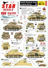 1/72 British Sherman tanks in North Africa