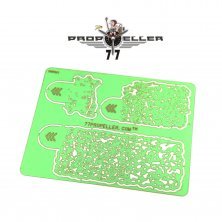 Airbrush Stencils for spraying stains for 3-in-1 41