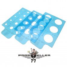 Airbrush Stencils for spraying stains SET D