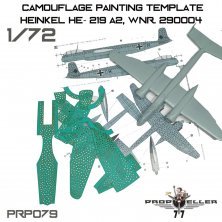 1/72 Heinkel He-219 A2 Camo paint.templates Vol.1