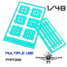 1/48 SET Luftwaffe Balkenkreuze Late & Wing walkway
