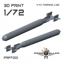 1/72 Italian WWII Torpedo A.130 Variant 1