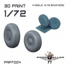1/72 S-79 Sparviero wheels for Italeri