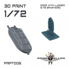 1/72 S-79 Sparviero door with ladder for Italeri