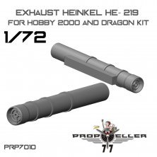 �chappements Heinkel He 219 1/72 Dragon/Hobby 2000
