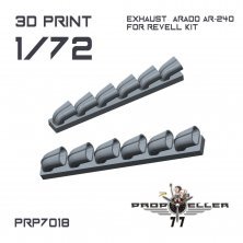 1/72 Arado Ar-240 exhaust type 2 for Revell