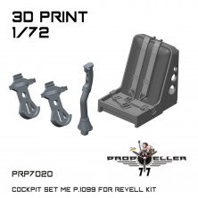 Cockpit 1/72 Me P.1099 pour Revell - Am�lioration