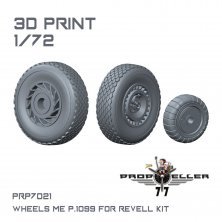 Roues Me P.1099 1/72 pour Revell � 77Propeller
