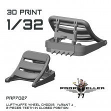 Cales de roues Luftwaffe 1/32 dents ferm�es (x2)