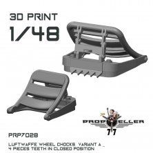 Cales de roues Luftwaffe 1/48 dents ferm�es (x4)