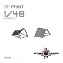 1/48 Wheel Chocks for He 111, Ju 88, Bf 110 2x