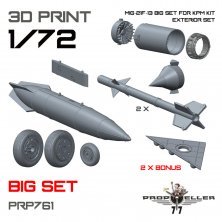 1/72 MiG-21F-13 exterior big set for KPM